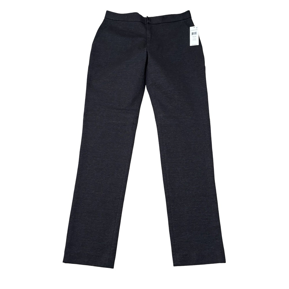 NWT Lacoste‎ Women's Heather Gray Slim Fit Jaspe Pants Size 42/33 - 33 x 34.5